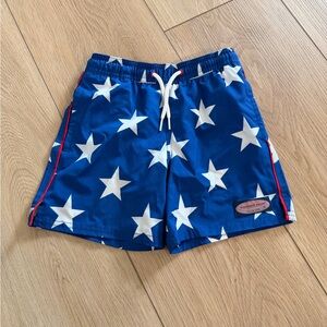 Vineyard Vines Blue Star Kids Swim Trunks